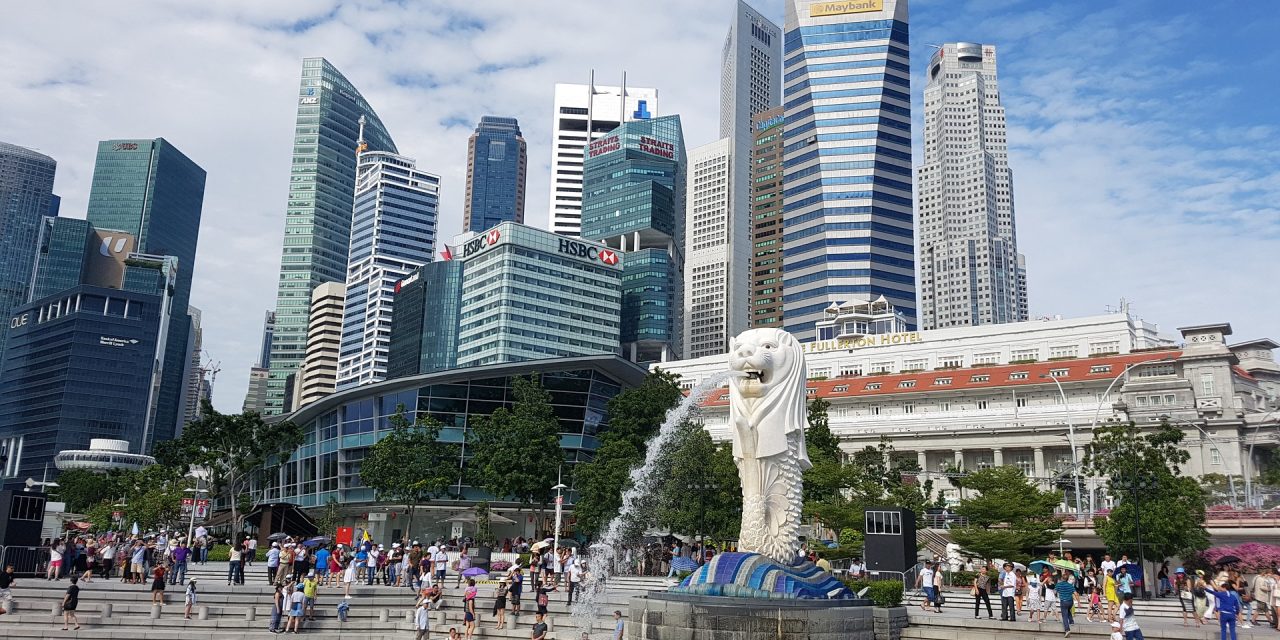 Il Merlion di Singapore. Una vita sotto i riflettori